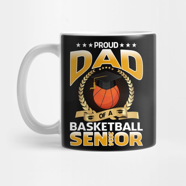 Proud Dad Of A Basketball Senior 2024 by eyelashget